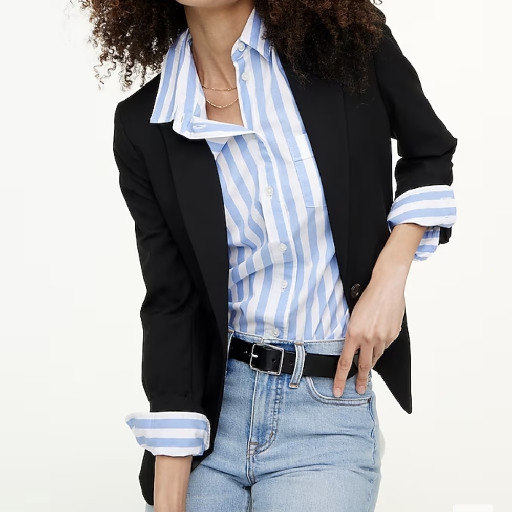 J Crew Black Blazer NWOT
